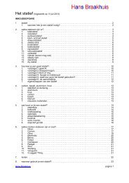 statieven topic - Hans Braakhuis