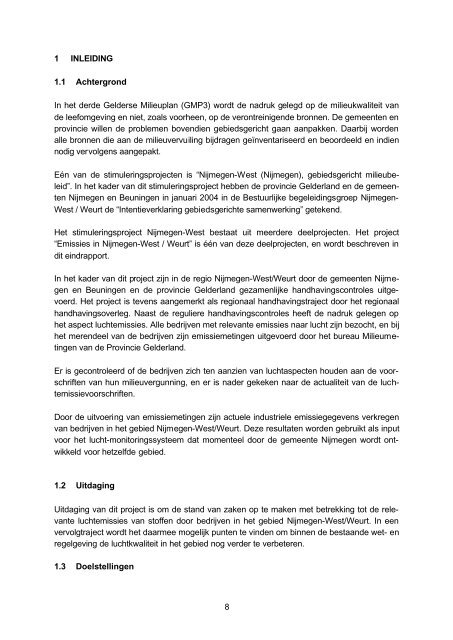 Luchtemissies Nijmegen-West / Weurt in 2004 - Nijmegen-West en ...