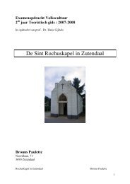 de sint Rochuskapel in Zutendaal - Limburgse Volkskunde