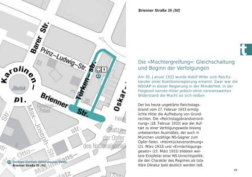 ThemenGeschichtsPfad - NS-Dokumentationszentrum München