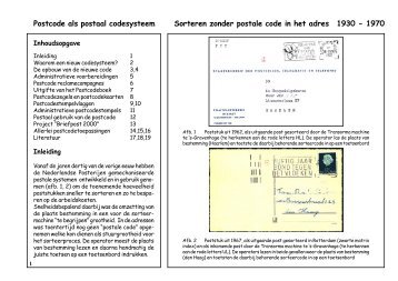 Postcode als postaal codesysteem Sorteren zonder postale code in ...