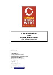 8. Zwischenbericht - Projekt 