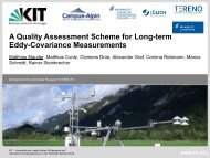 A Quality Assessment Scheme for Long-term Eddy-Covariance ...