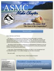 January 2013 - ASMC Sub Chapters - American Society of Military ...