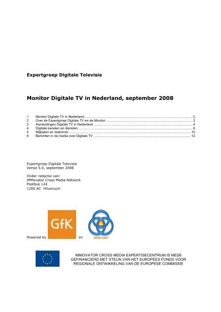 Monitor Digitale Televisie vijfde editie - iMMovator