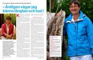 Äntligen vågar jag känna längtan och lust! - nr.8 2011 - Hans Karlsson