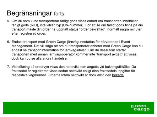vagn - Green Cargo