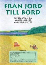 från jord till bord - SLC