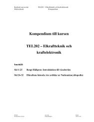 Kompendium till kursen TEL202 - Karlstads universitet
