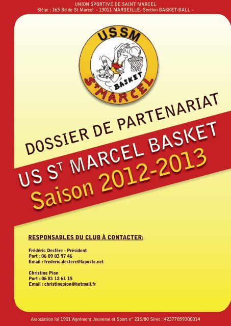 Saison 2012-2013 - US SAINT MARCEL BASKET