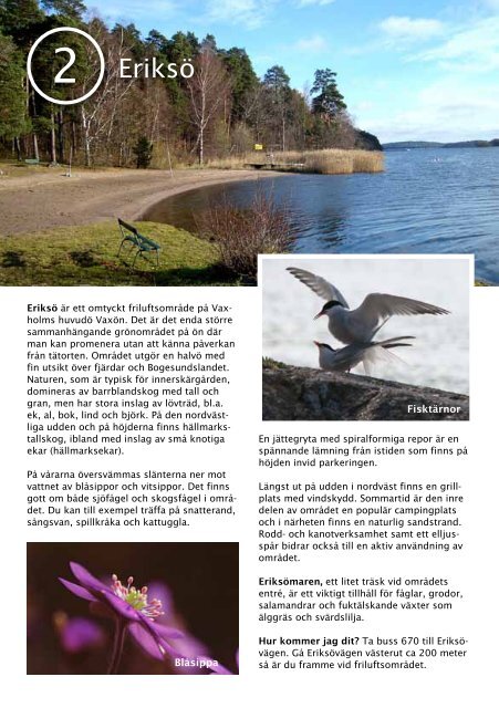 Upptäck naturen i Vaxholm - Naturskyddsföreningen