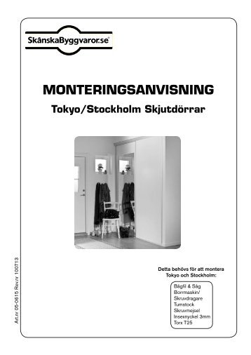 MONTERINGSANVISNING