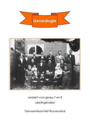 Genealogie - Gemeentearchief Roosendaal