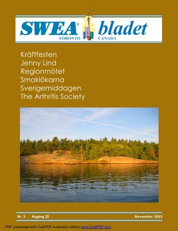 SWEA-bladet nr 3 November 2003 version 2.pmd - SWEA Toronto