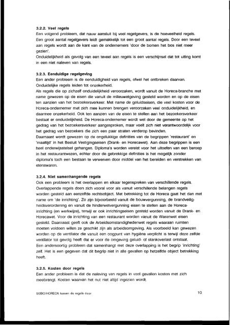 Horeca tussen de regels door - Vereniging van Nederlandse ...