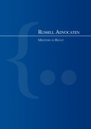 Download brochure - Russell Advocaten