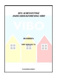 Standardhusorden - Vibo