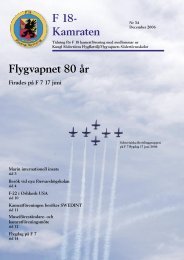 F 18- Kamraten Flygvapnet 80 år - F18-kamratförening
