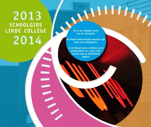 Schoolgids 2013/2014 - Linde College