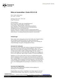 Minnesanteckningar från bussmötet i Grebo januari 2012