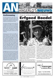 29 september - Angerlo's Nieuws