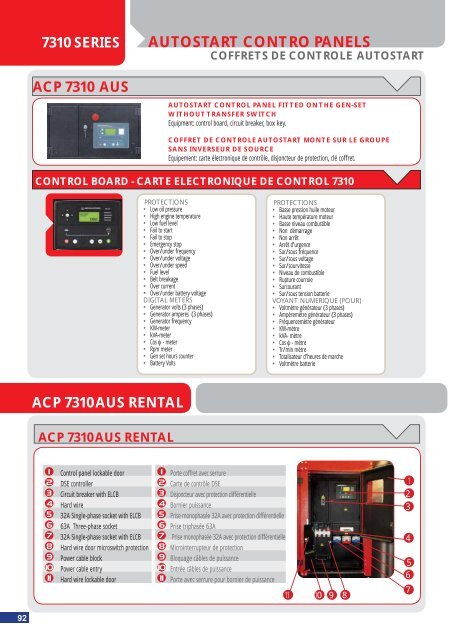 TENAX series - DEAG Power Rent