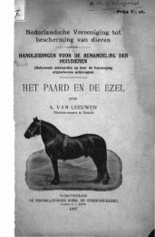 H ET PAARD EN DE EZEL - Dieren Digitaal