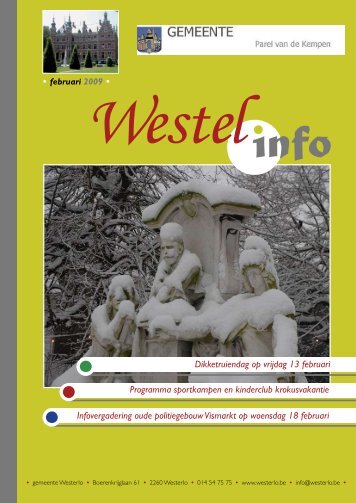 februari 2009 - Gemeente Westerlo