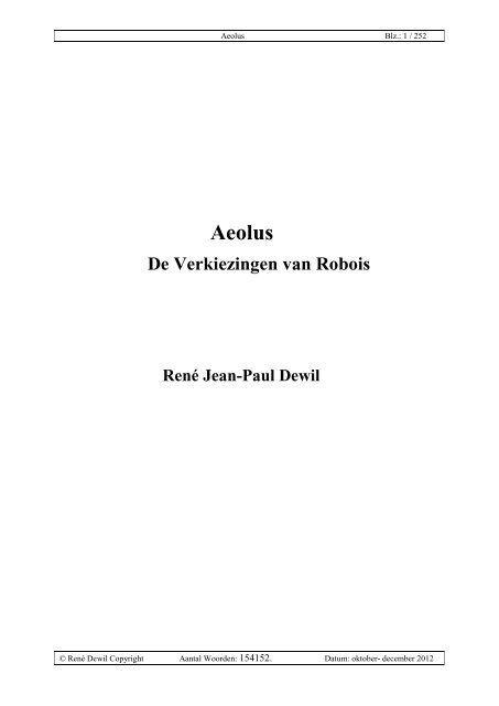 Aeolus - De Verkiezingen van Robois - Theartofpainting.be