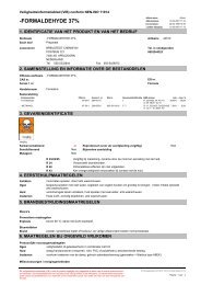 Veiligheidsinformatieblad (VIB)