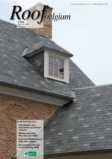Gebruik EPDM(rubber) - Bouwmagazines