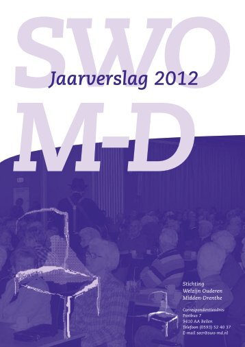 Jaarverslag 2012 - Stichting Welzijn Ouderen Midden-Drenthe