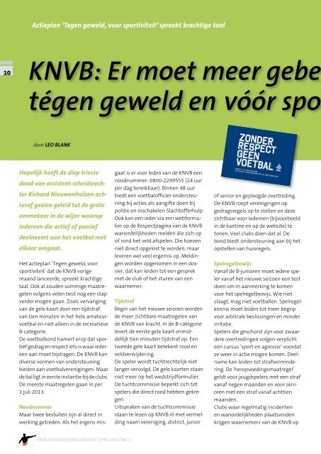 Jaargang 81 | Nummer 2 | April 2013 - COVS