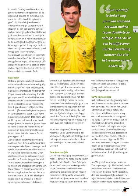 Jaargang 81 | Nummer 2 | April 2013 - COVS