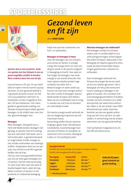 Jaargang 81 | Nummer 2 | April 2013 - COVS