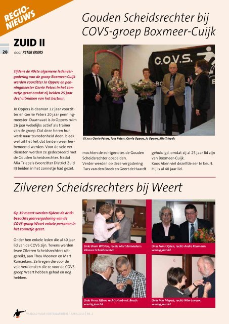 Jaargang 81 | Nummer 2 | April 2013 - COVS