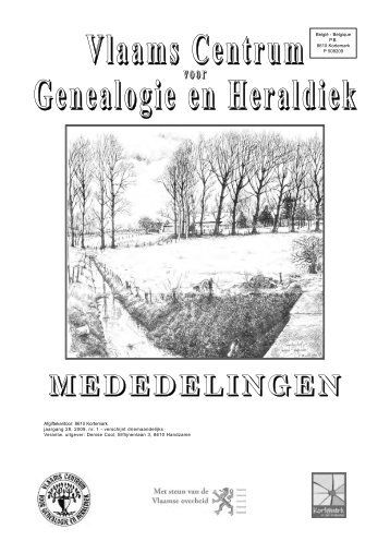 nummer 1 - Vlaams Centrum voor Genealogie en Heraldiek