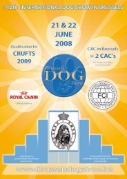 112th International Dog Show in Brussels – June 2008 - Koninklijke ...