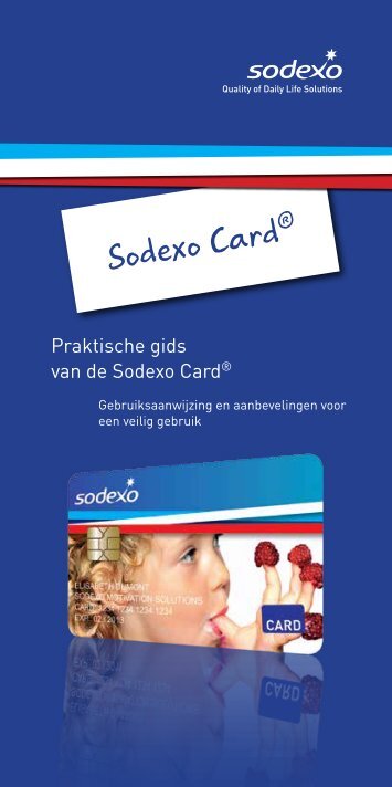 Praktische Gids Sodexo Card - Sodexo Benefits & Rewards Services