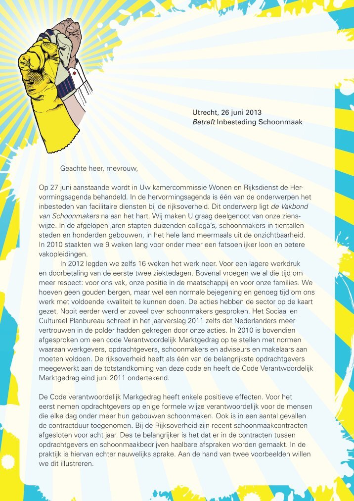 Geachte Heer mevrouw Wij Schrijven U In Het Kader Van Het 