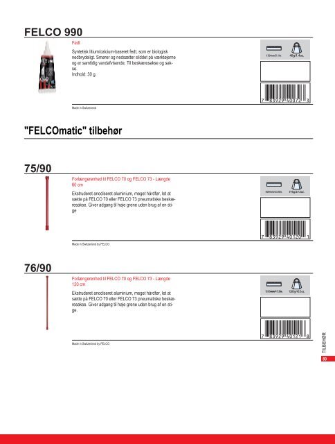 FELCO katalog