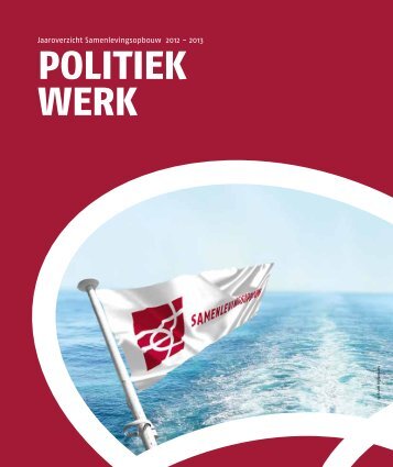 jaaroverzicht 2012-2013 - Politiek Werk - Samenlevingsopbouw