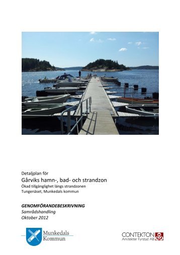 Gårviks hamn-, bad- och strandzon - Munkedals kommun