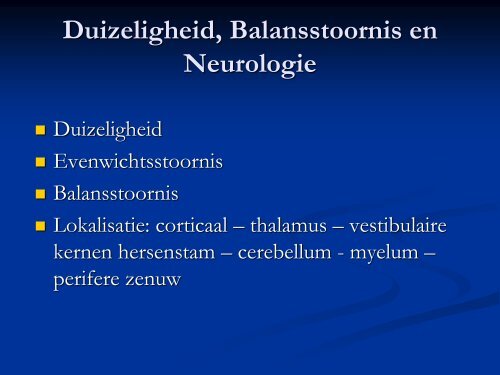 Vertigo en neurologie - hermankingma.com