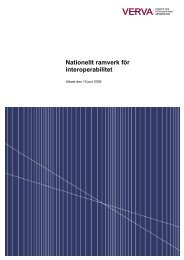 Nationellt ramverk för interoperabilitet (pdf, nytt ... - E-delegationen