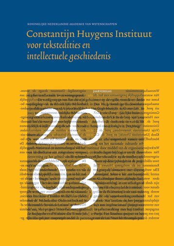 voor tekstedities en intellectuele geschiedenis voor tekstedities en ...