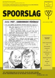 S.O.S. PIET : CARBONNADE FÉDÉRALE - SpoorSlag.org