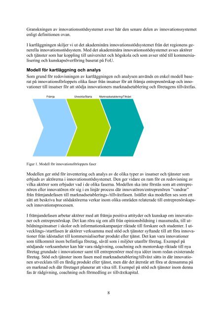 Innovationssystemet i Västra Götaland - Västra Götalandsregionen