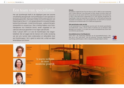 EEN TEAM VAN SPECIALISTEN - Maatschap Ter Keurs CS