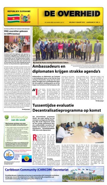 De Overheid Editie 31 - Gov.sr